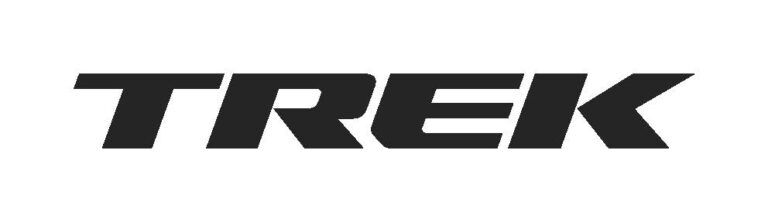 Black, bold, uppercase letters spelling "TREK" on a white background, with a modern, italicized font.