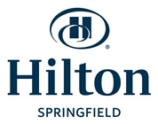Hilton Springfield logo featuring a stylized “H” inside a circle above the word “Hilton” in large letters, with “Springfield” written below in smaller capital letters.